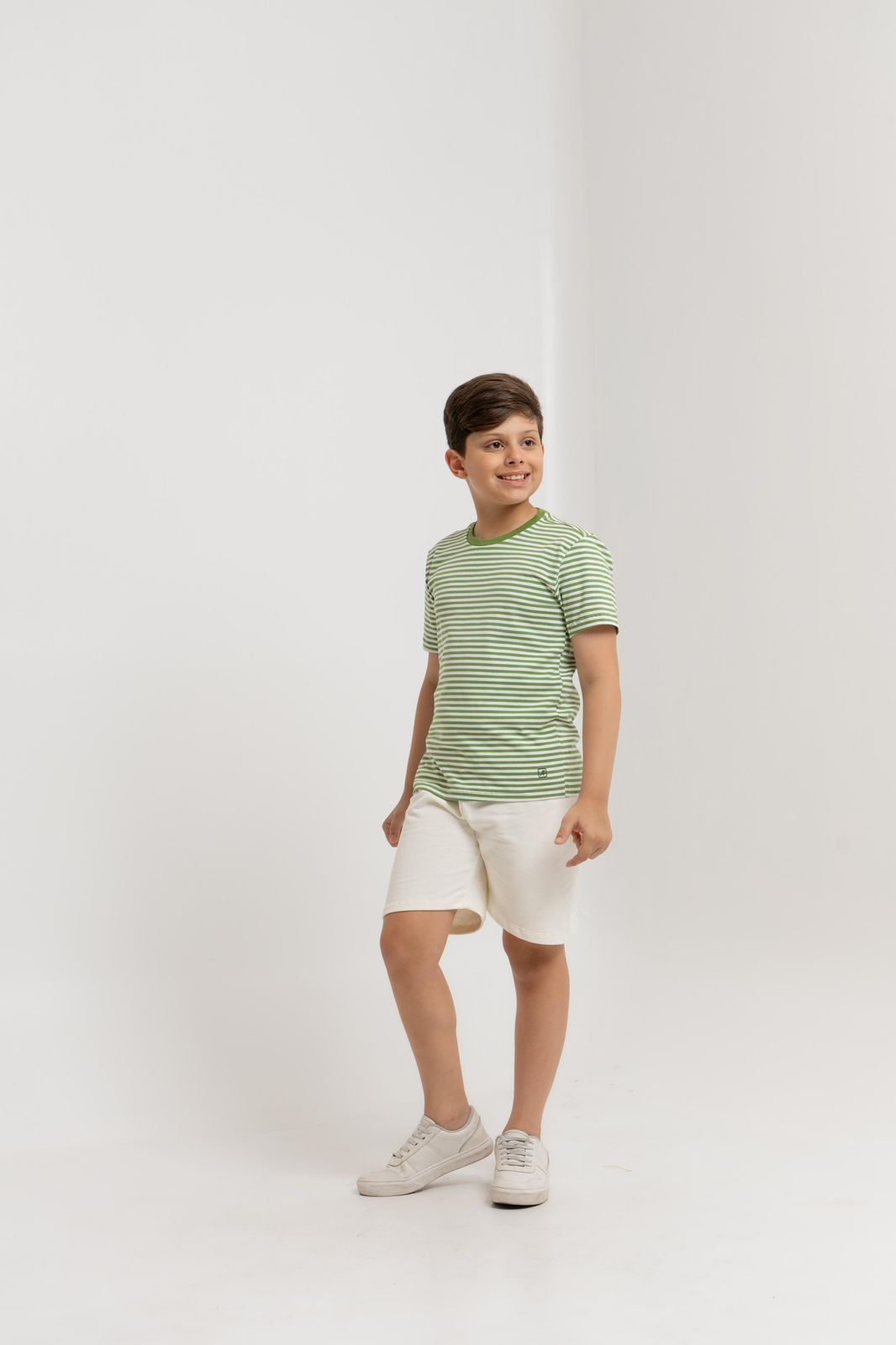 Conjunto Listrado Verde