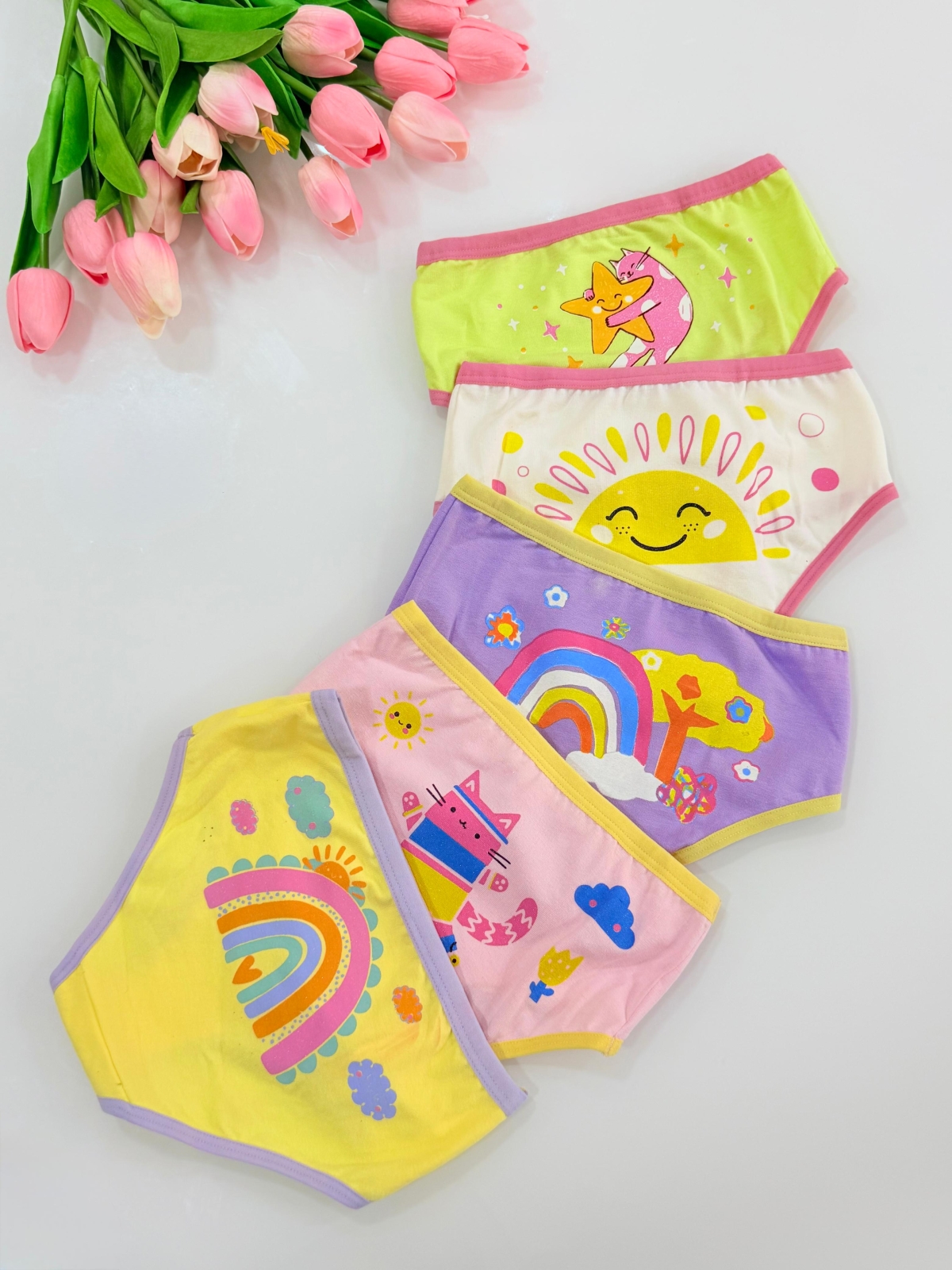 Kit com 5 - Calcinhas lúdicas