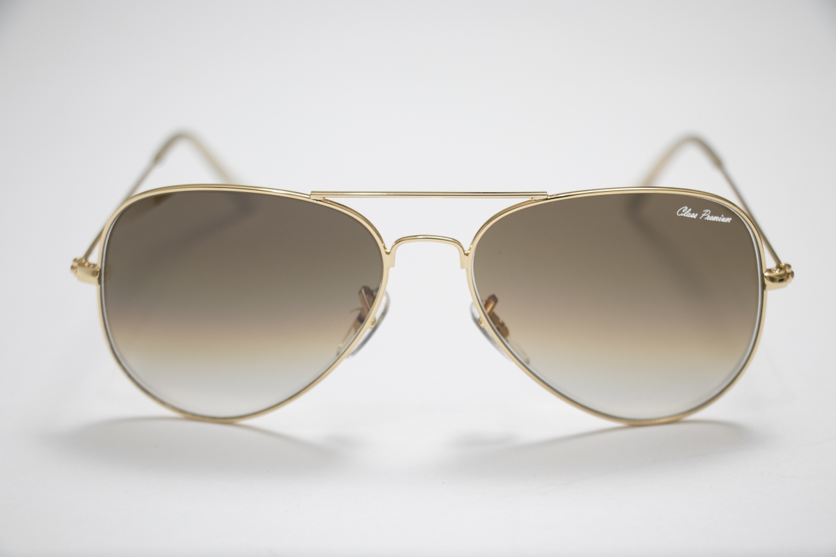 Óculos De Sol Unissex Class Premium Ref 3025 Tam 58 Cor Marrom