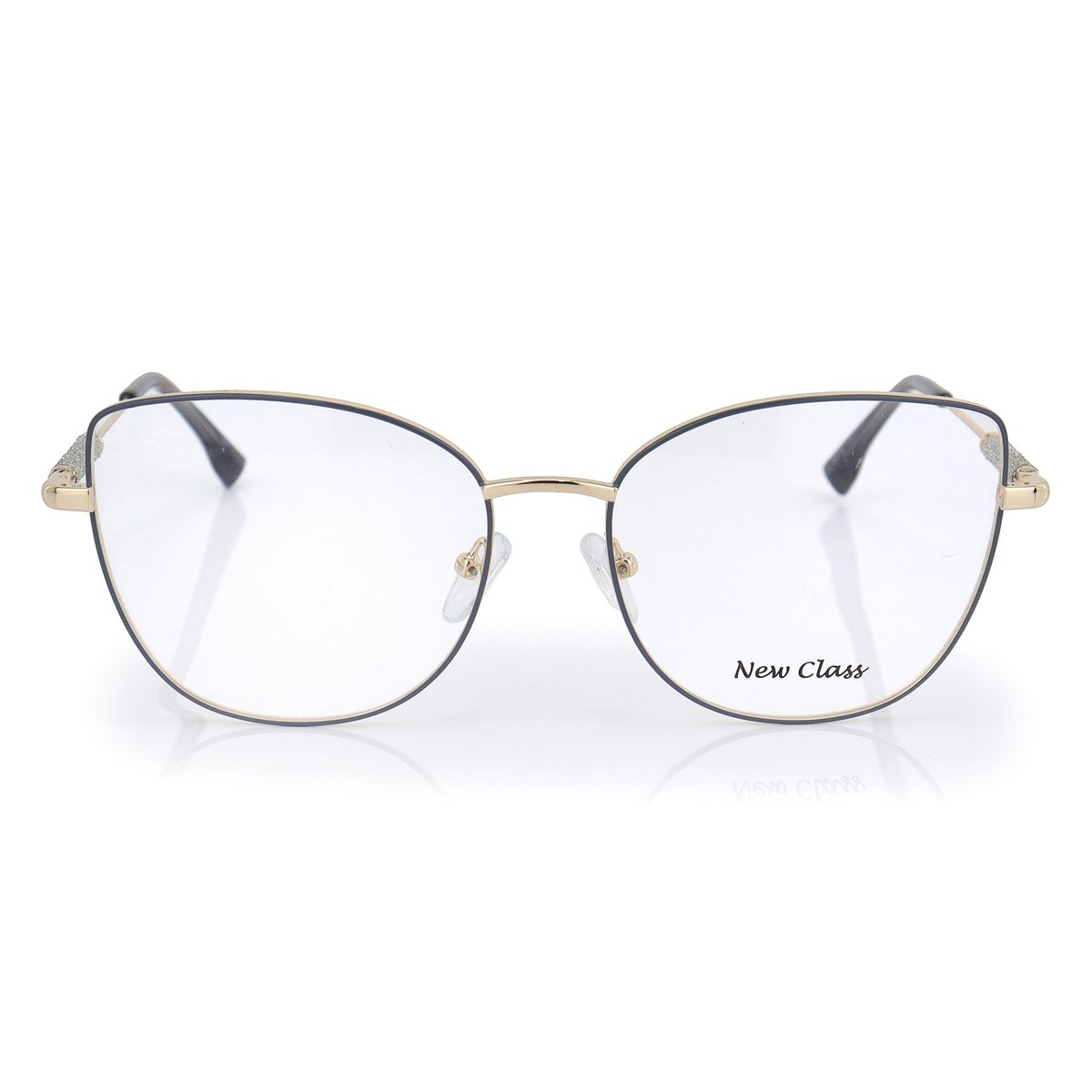 Armação De Grau Feminino Clip-On New Class Ref LQC3812 Tam 56 Cor 5