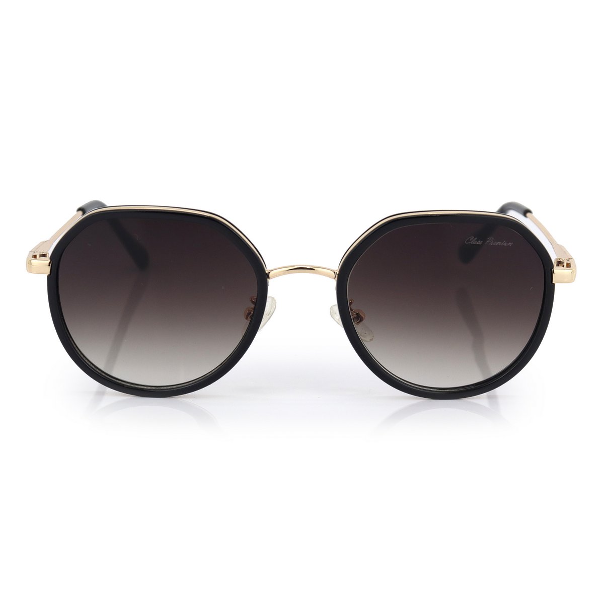 &Oacute;culos De Sol Feminino Class Premium Ref 18033 Tam 55 Cor C20