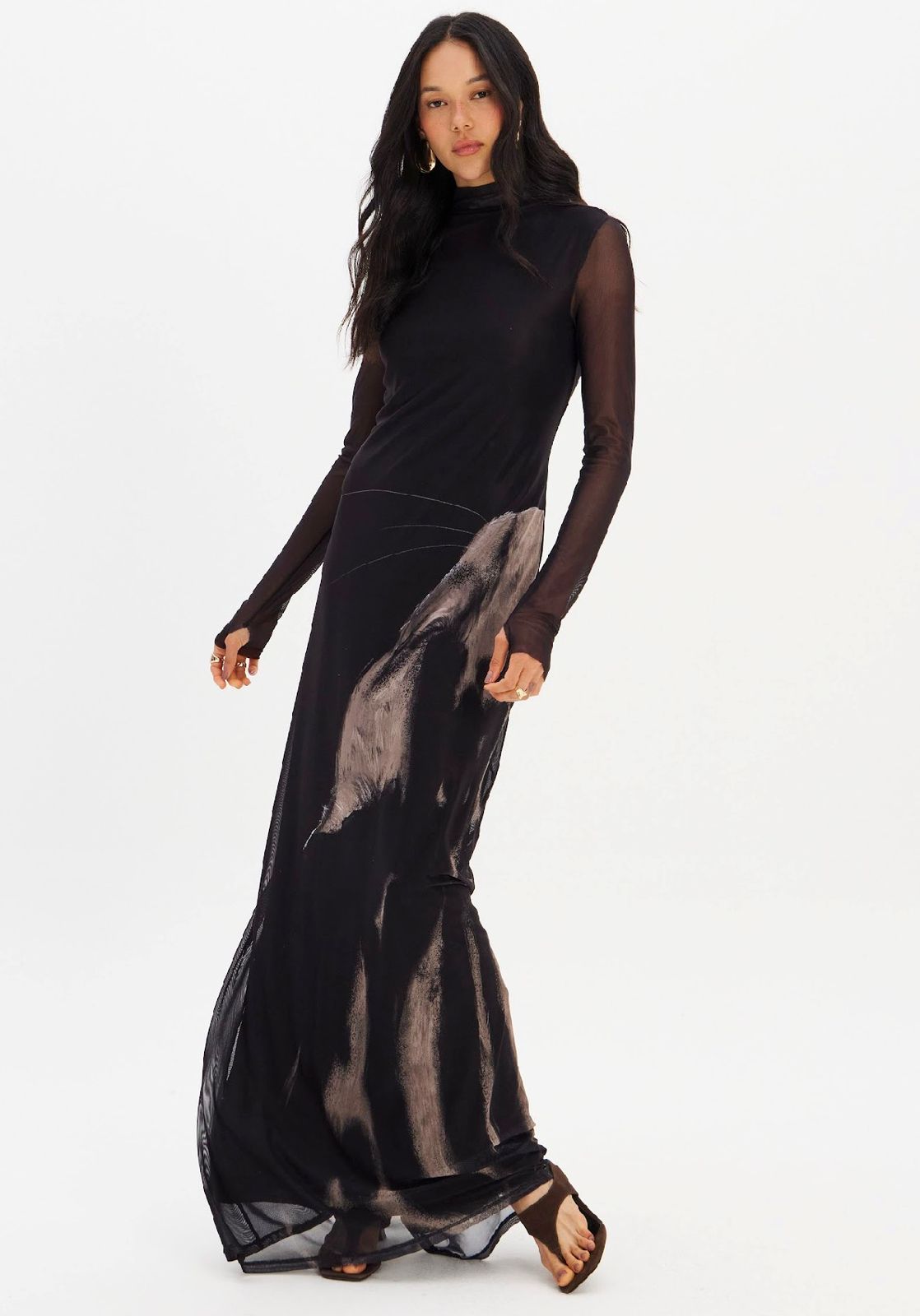 VESTIDO LONGO ESTAMPADO