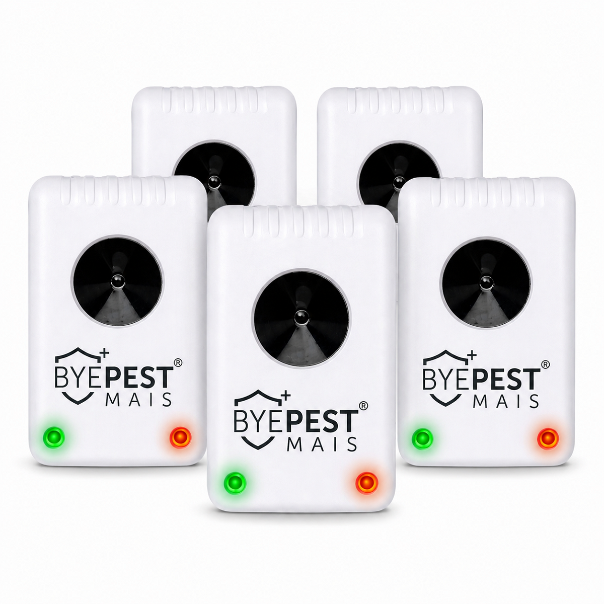 Kit 05 und Repelente Eletrônico Ultrassônico pragas Morcego Rato pombo bypest mais 200m° bivolt