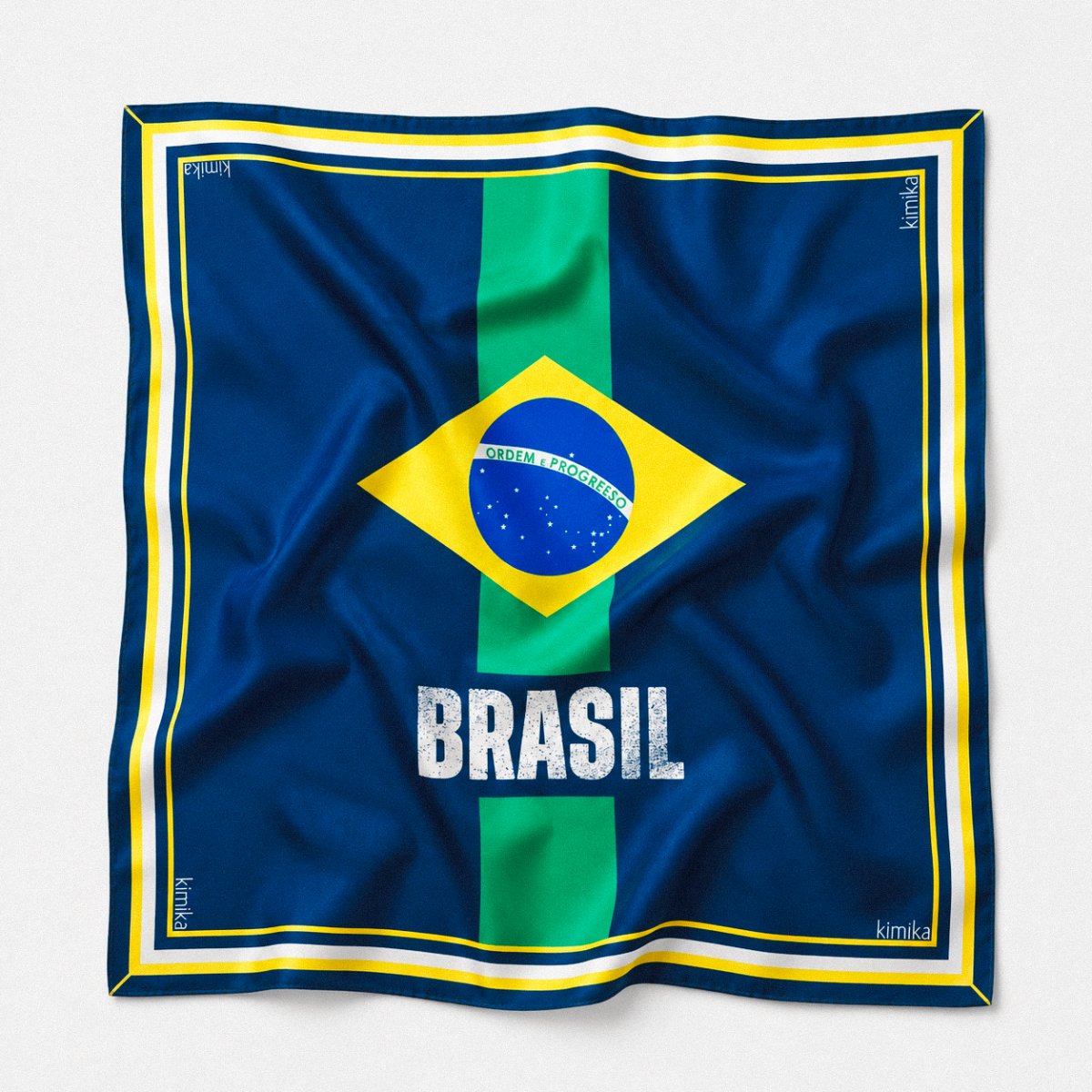 Lenço com Bandeira Azul