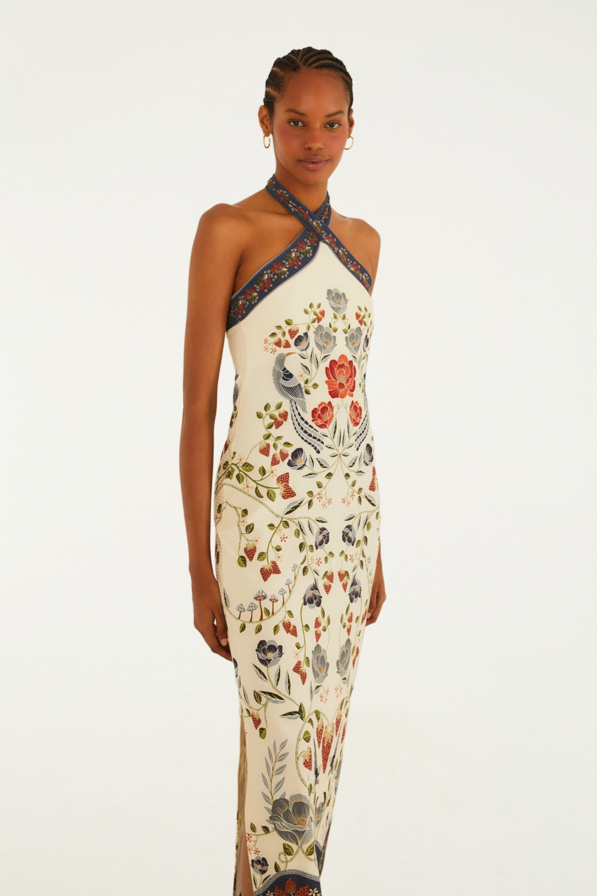 VESTIDO MIDI SONHO DE MORANGO