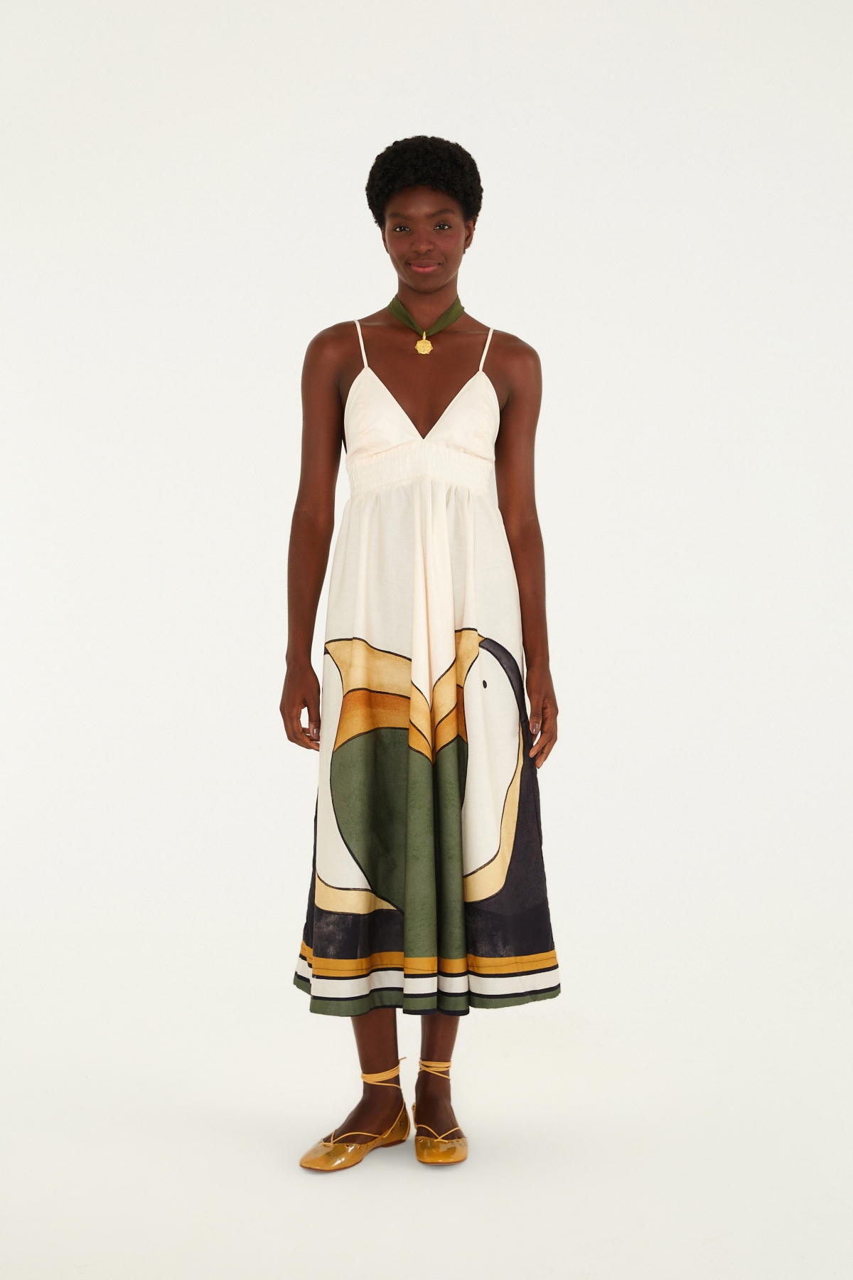 VESTIDO LONGO TUCA TROPICAL MINI