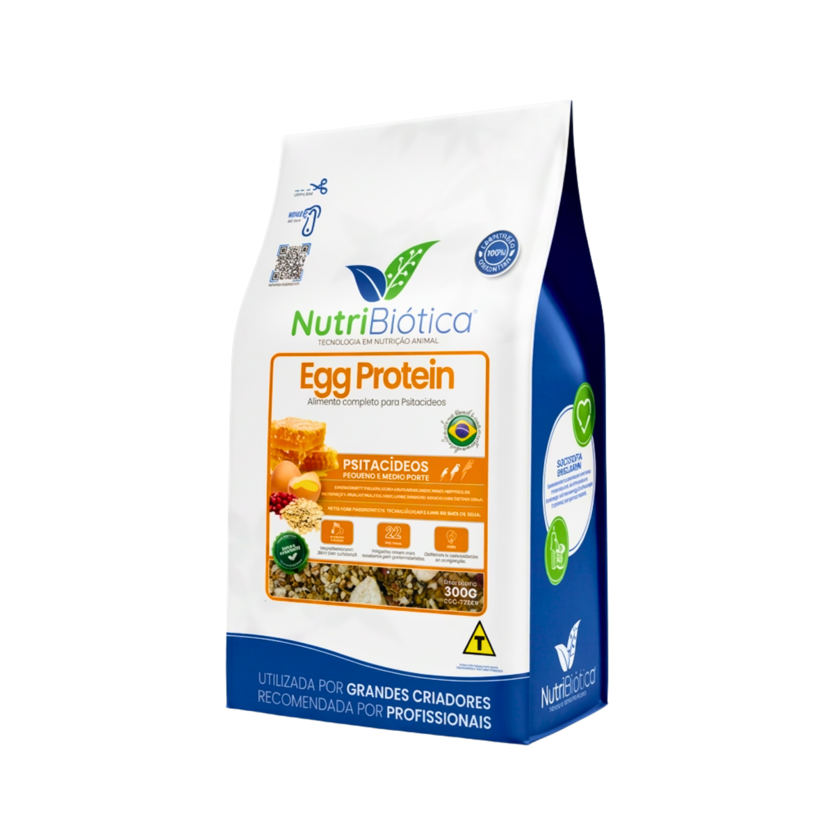 NUTRIBIÓTICA FARINHADA EGG PROTEIN PSITACÍDEOS - 300 G