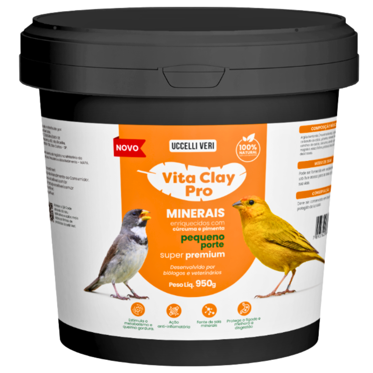 Vita Clay Pro Pequeno Porte - 950 g