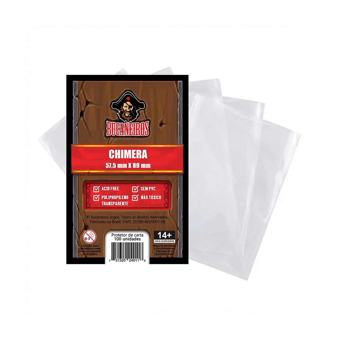 SLEEVES BUCANEIROS CHIMERA 57,5X89mm C/100