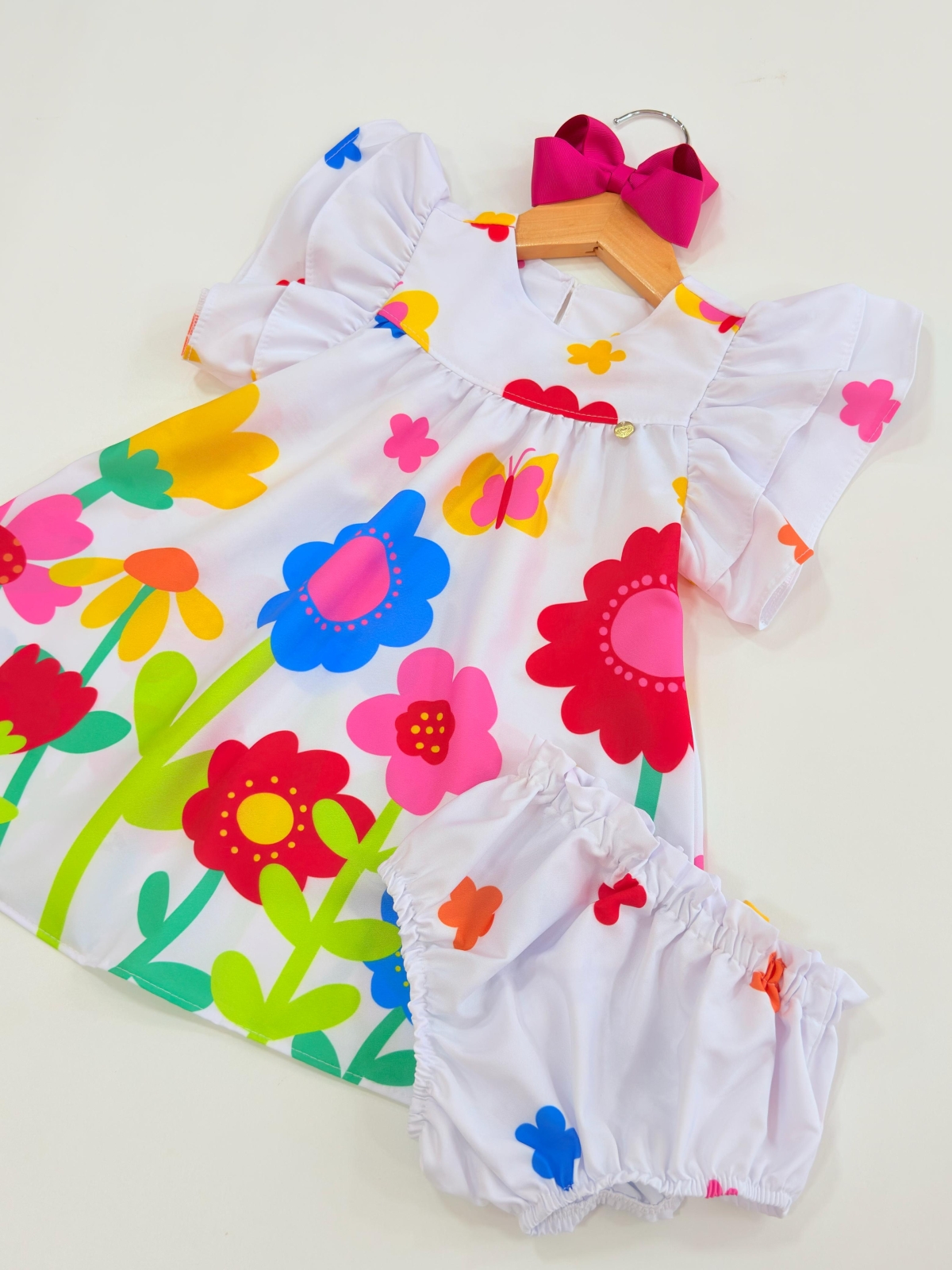 Vestido Baby com Calcinha - Flowers