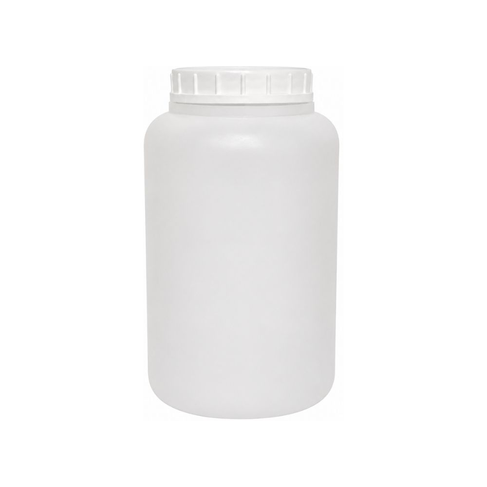 FRASCO PL&Aacute;STICO NATURAL BOCA LARGA COM TAMPA LACRE CAP. 2000ML