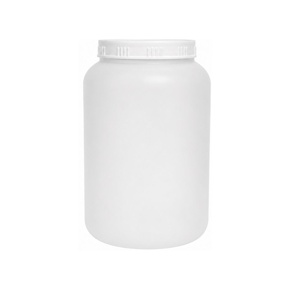 POTE PL&Aacute;STICO NATURAL BOCA LARGA COM TAMPA DE ROSCA CAP. 2000ML