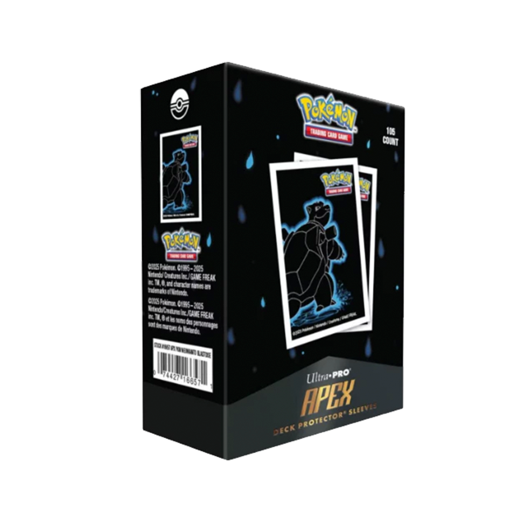 SLEEVES ULTRA PRO APEX DECK PROTECTOR NEON KANTO BLASTOISE 105 UN