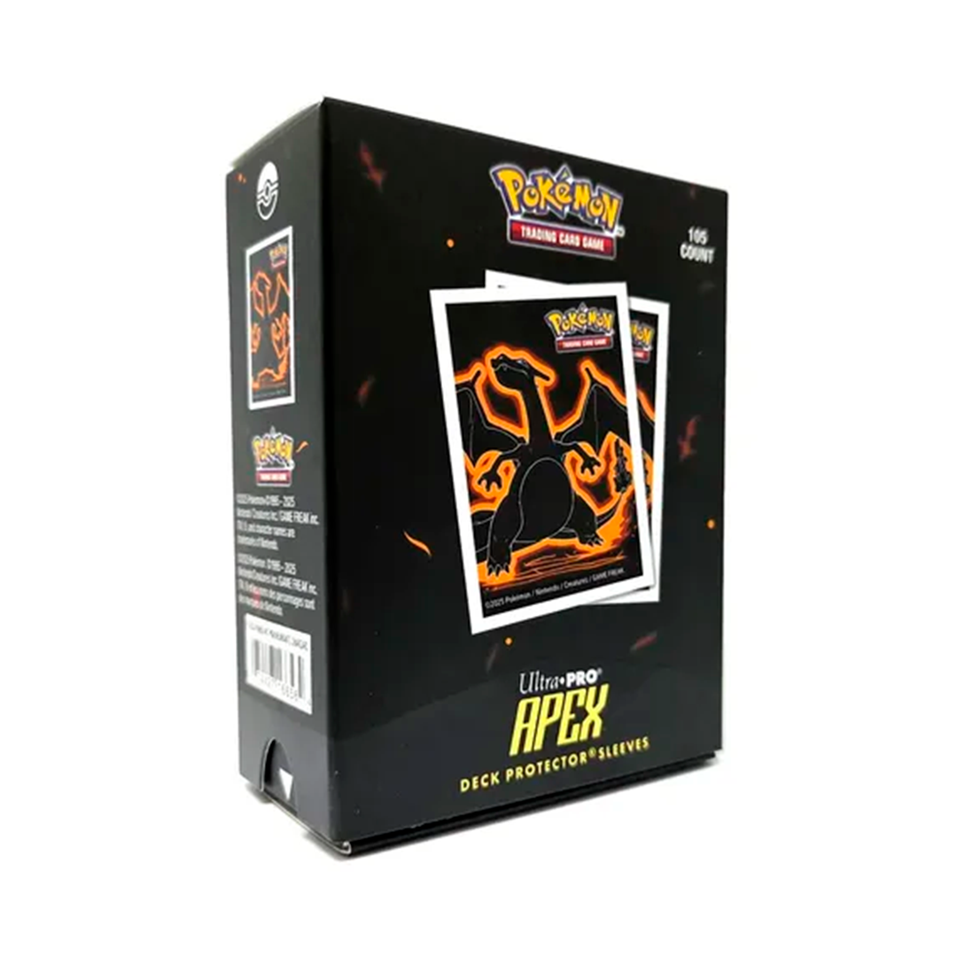 SLEEVES ULTRA PRO APEX DECK PROTECTOR NEON KANTO CHARIZARD 105 UN