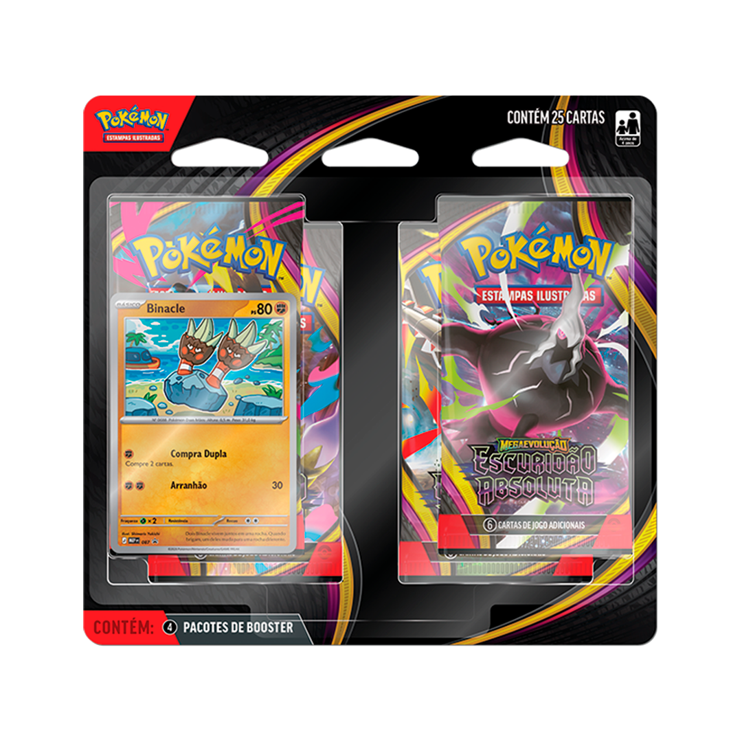 POKEMON ME5 ESCURID&Atilde;O ABSOLUTA BLISTER QUADRUPLO BINACLE