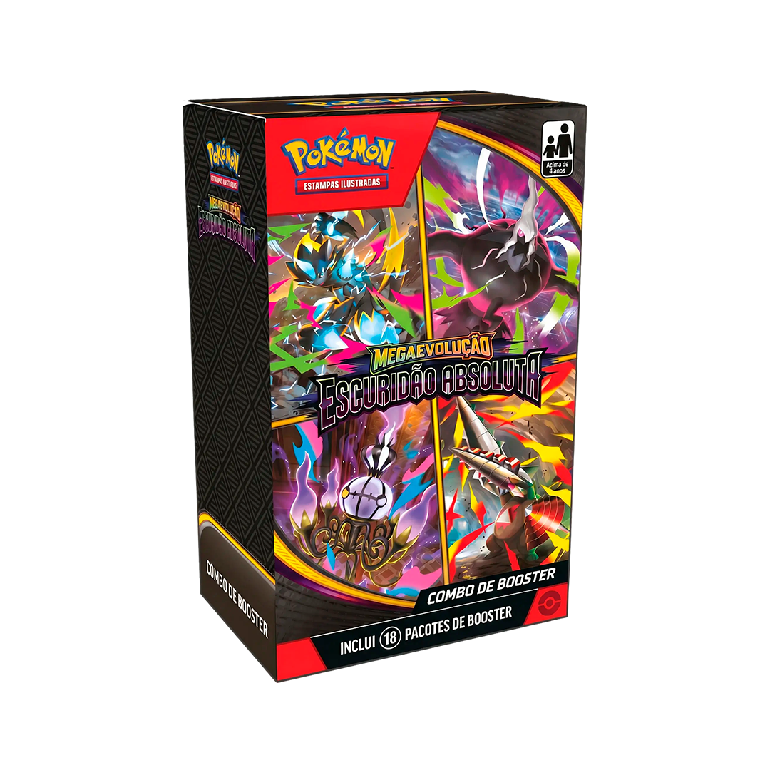 POKEMON ME5 ESCURIDÃO ABSOLUTA COMBO DE BOOSTER
