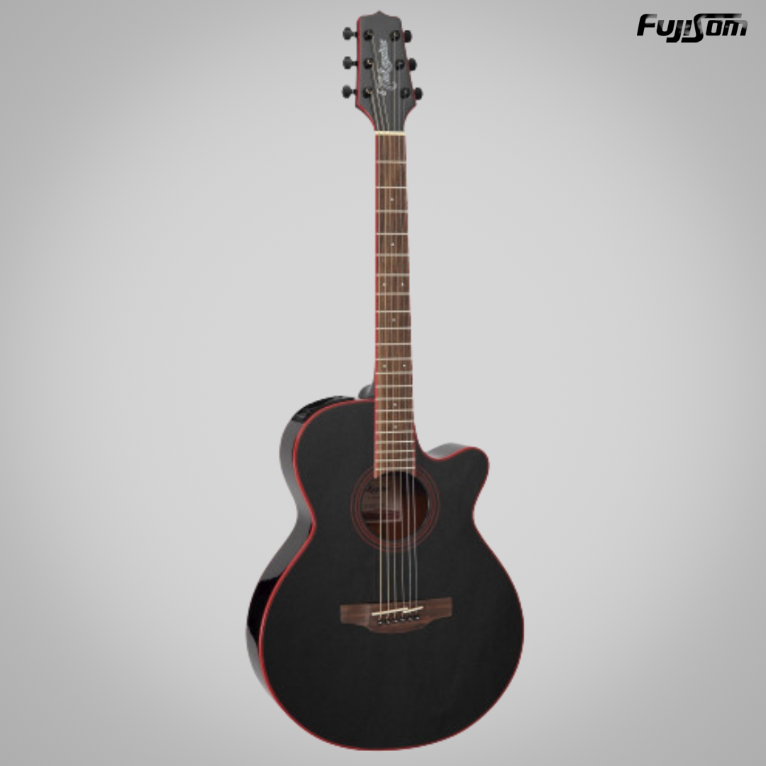 VIOLAO TAKAMINE A&Ccedil;O GF-49CE COSMIC BLACK SPARKLE