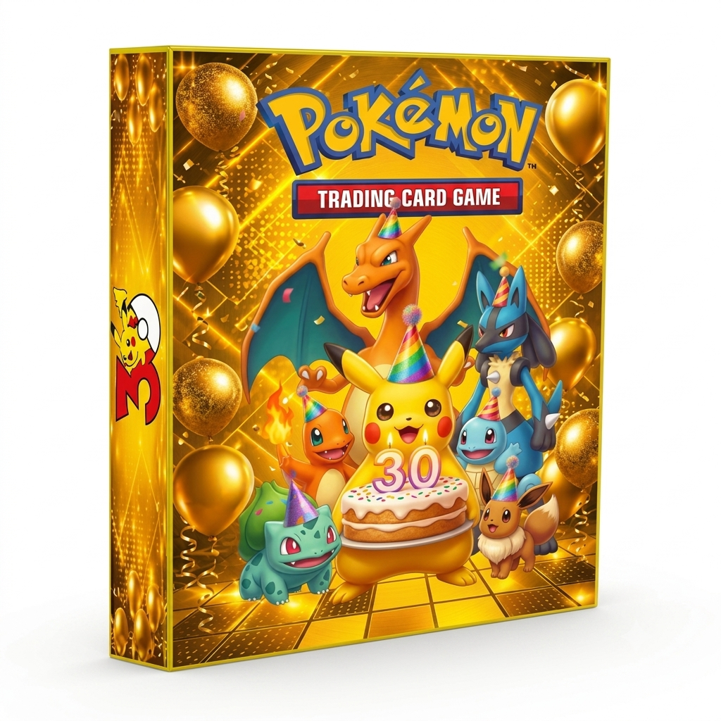 FICHARIO EUREKKKA POKEMON CELEBRA&Ccedil;&Otilde;ES 30 ANOS (9 BOLSOS)