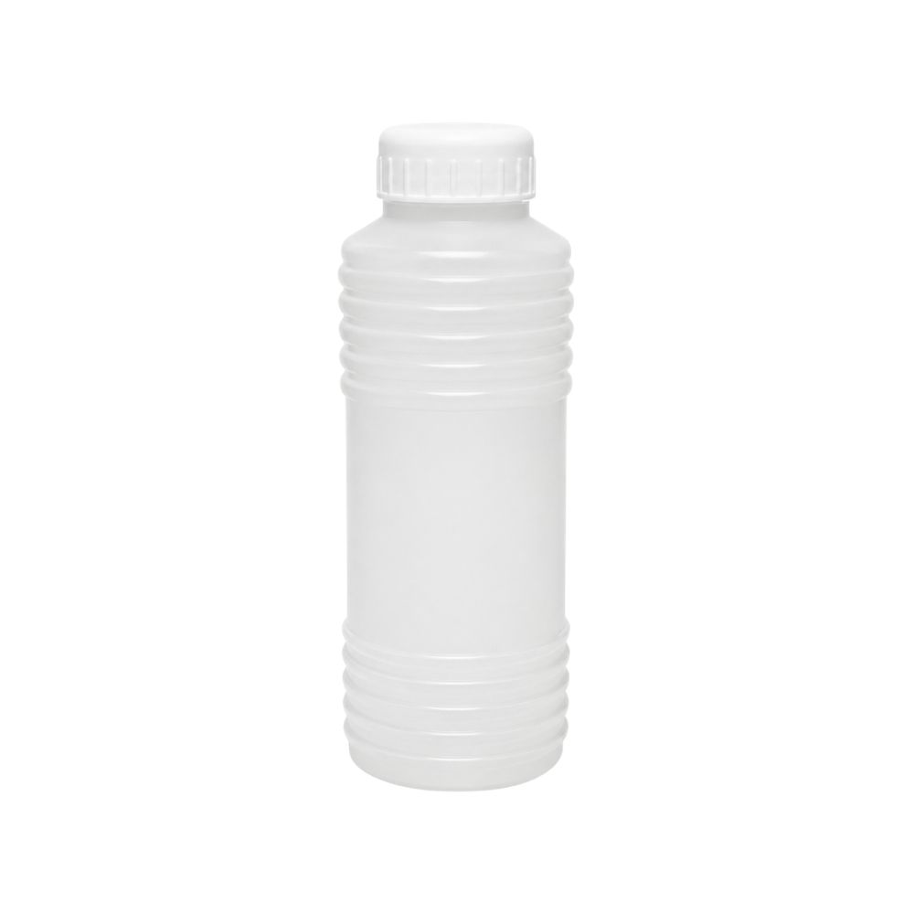FRASCO PL&Aacute;STICO ESTRIADO TAMPA ROSCA CAP. 300ML