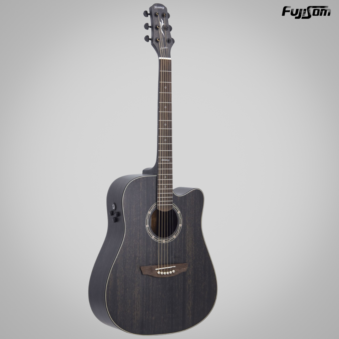 VIOLAO STRINBERG A&Ccedil;O FOLK LONDON LE-50C TOS TOBACO FOSCO