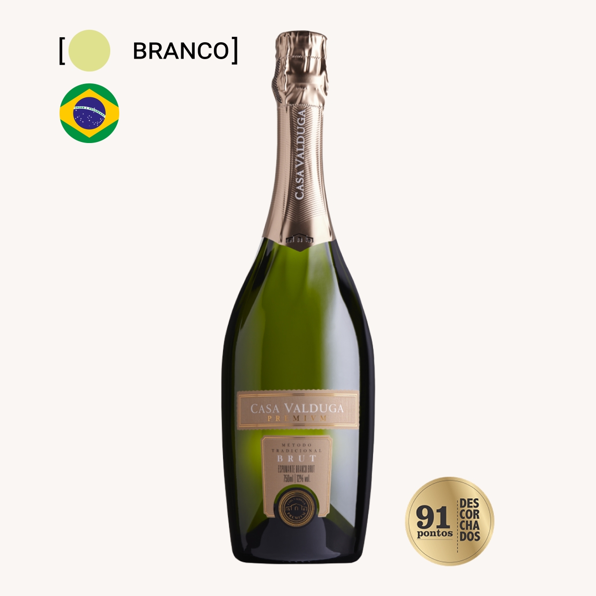 Espumante Casa Valduga Premivm Brut 750ml
