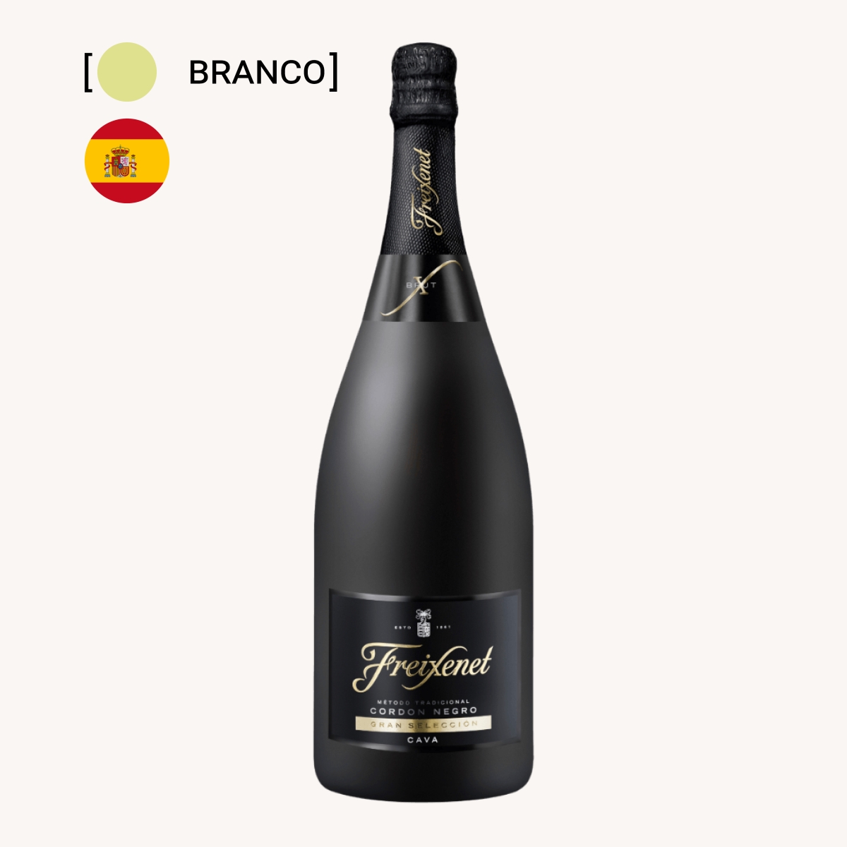 Espumante Cava Freixenet Cordon Negro Brut 1,5L