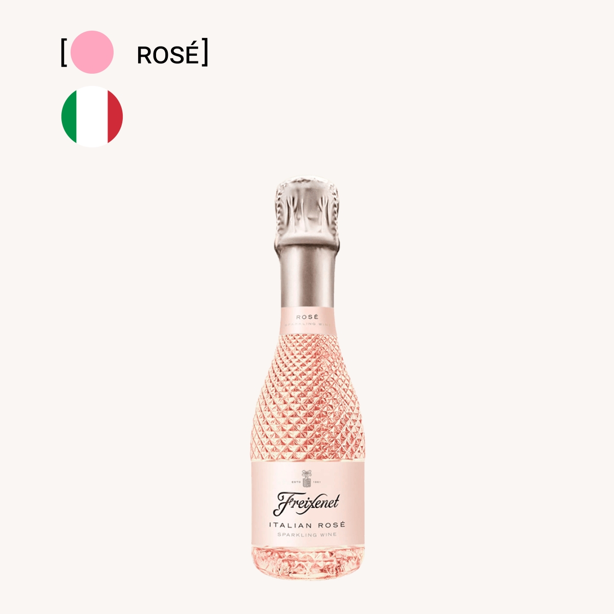 Espumante Freixenet Italian Ros&eacute; Seco 200ml