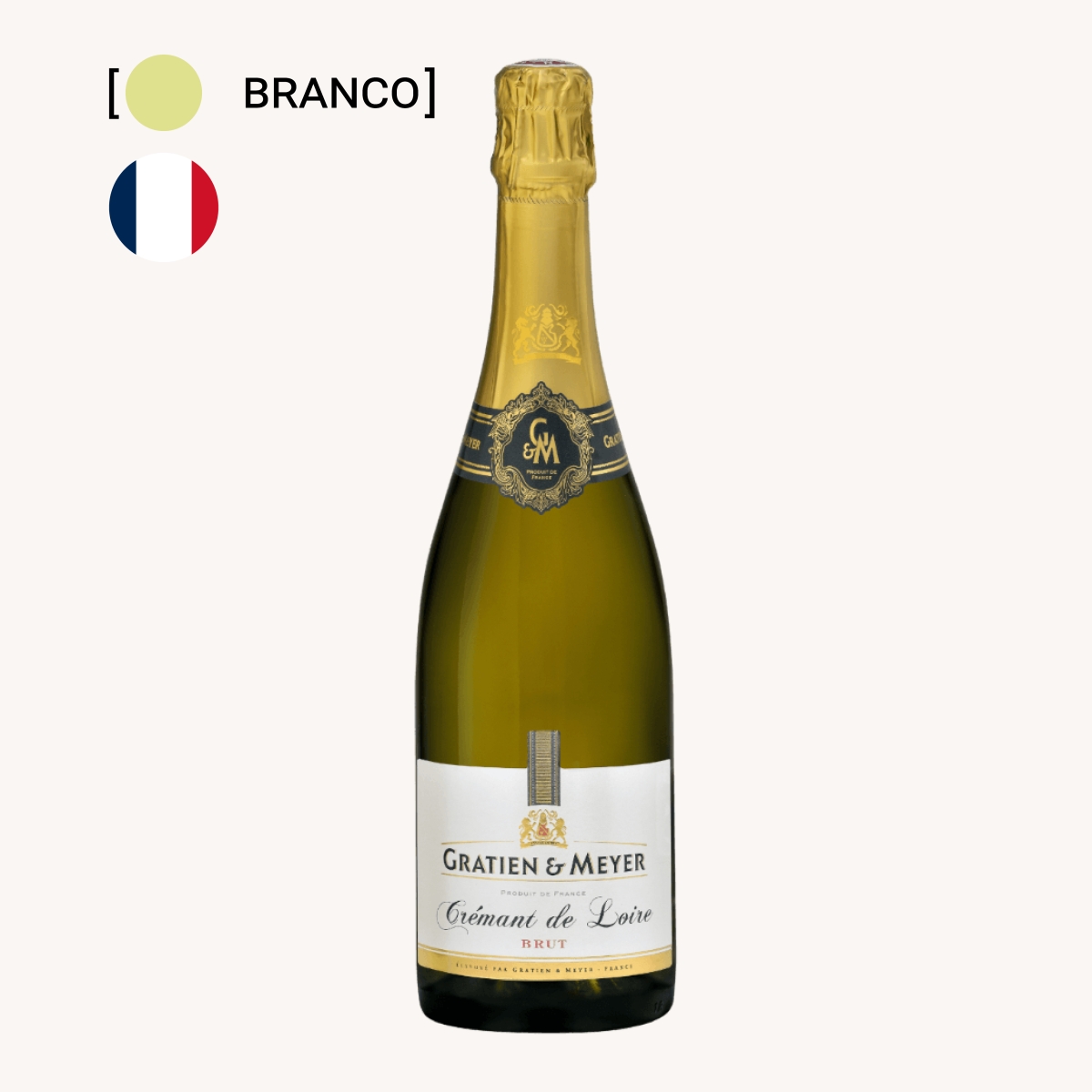 Espumante Cremant de Loire Gratien & Meyer Brut 750ml