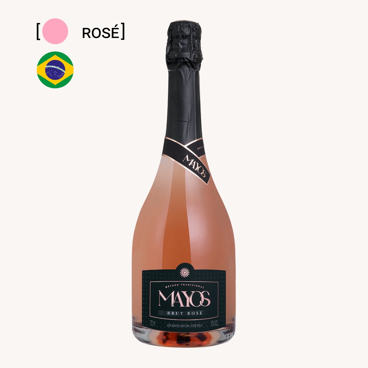 Espumante Mayos Brut Rosé 750ml