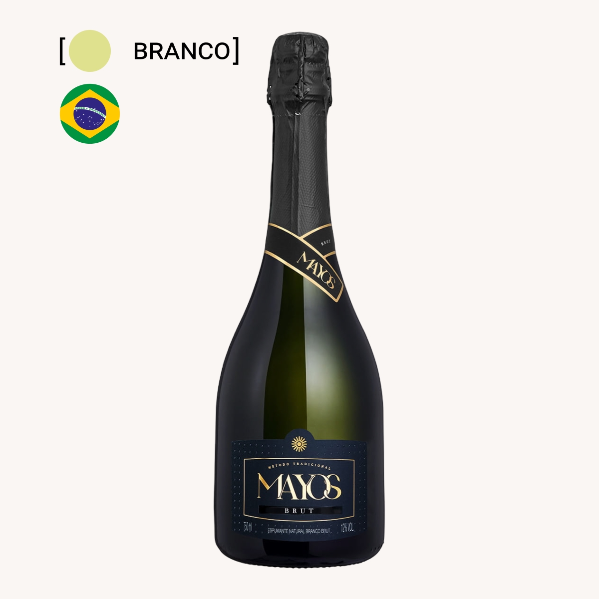 Espumante Mayos Brut Branco 750ml