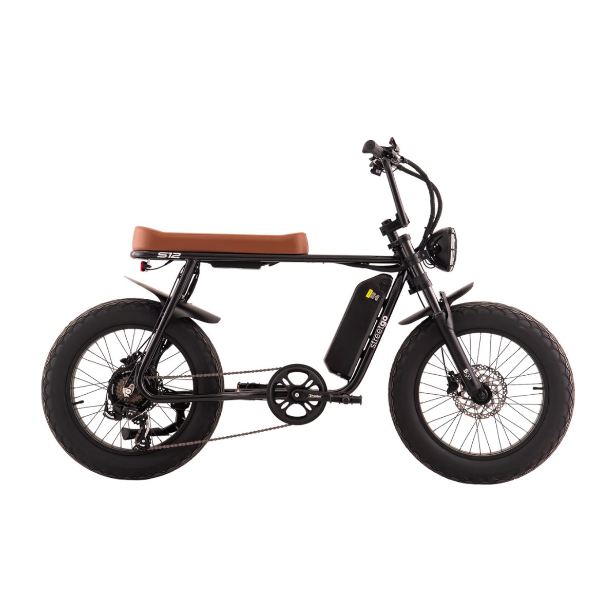 Bicicleta Elétrica Oggi StreetGo S12 7v. Aro 20- Preta