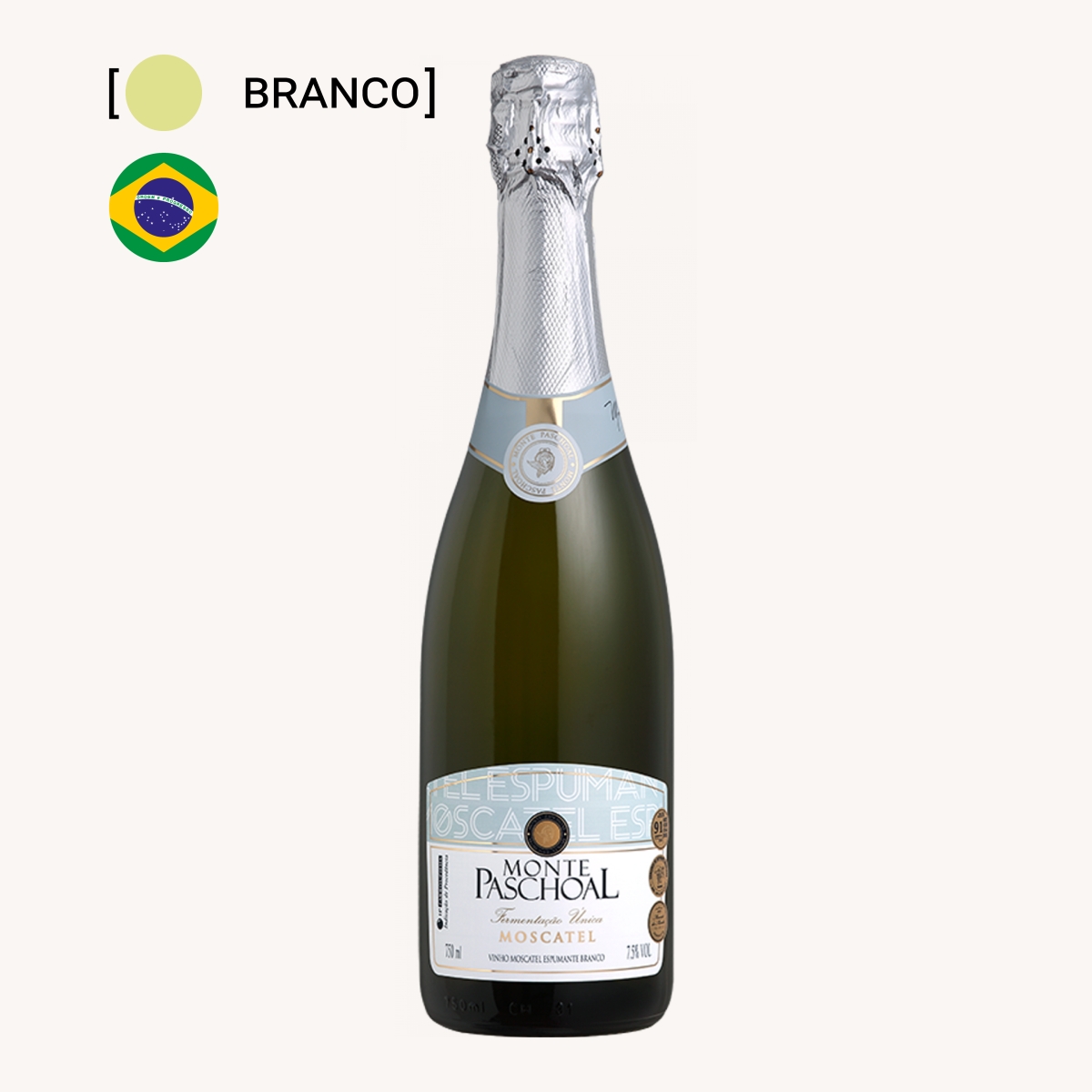 Espumante Monte Paschoal Moscatel Branco 750ml