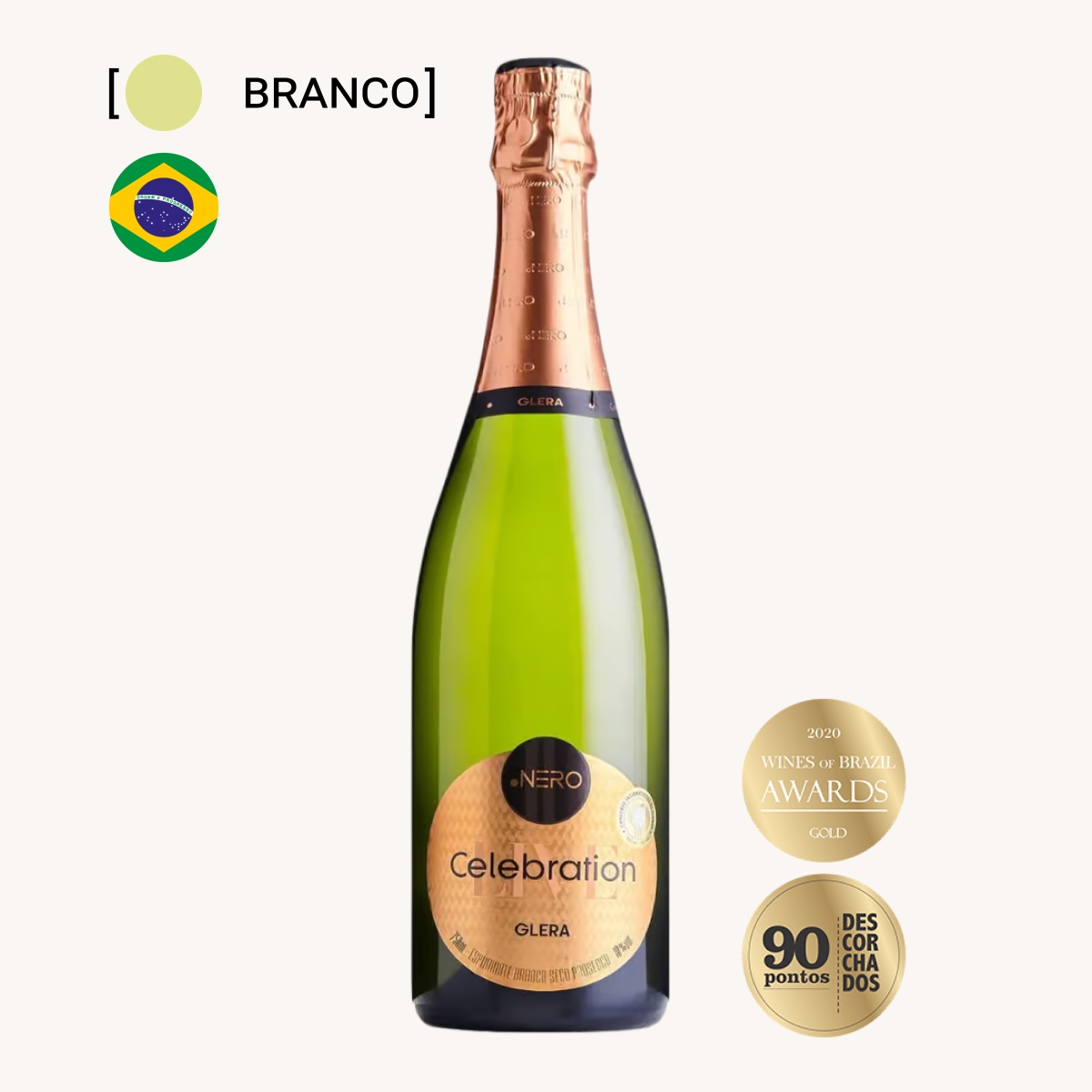 Espumante Ponto Nero Celebration Glera Brut 750ml