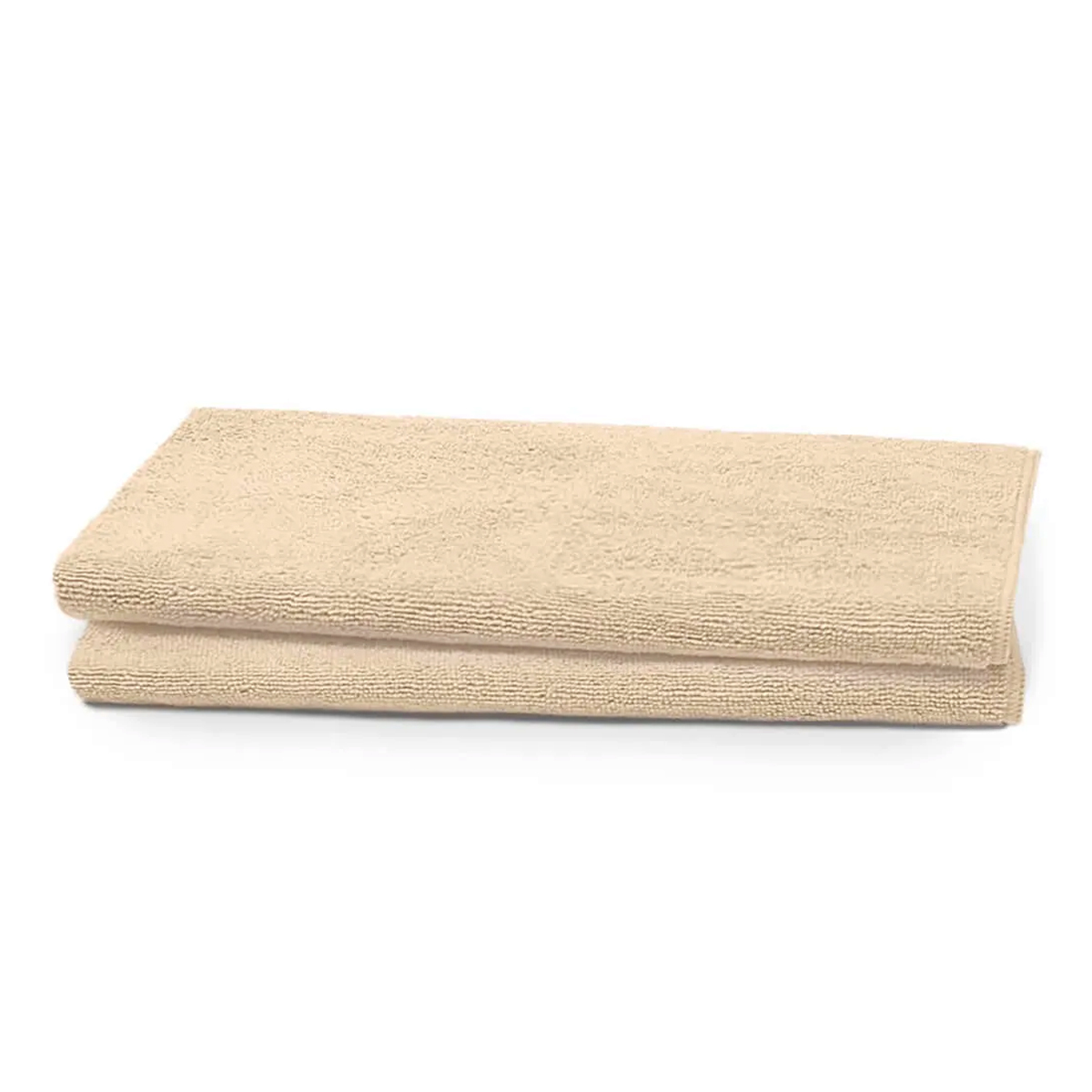 Kit Pano Multiuso KazzaVip Enxuga e Limpa Microfibra 85% Poli&eacute;ster 15% Poliamida Cooking Cleaner 2 Pe&ccedil;as Palha