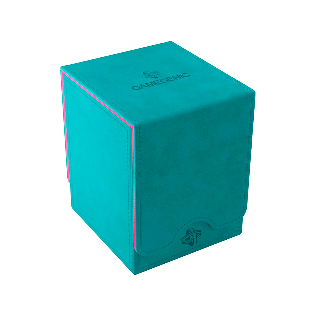 DECK BOX GAMEGENIC SQUIRE PLUS 100 XL VERDE E ROSA