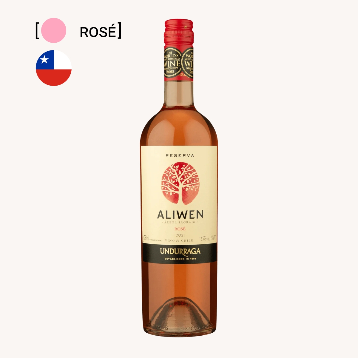 Vinho Aliwen Reserva Rosé 750ml