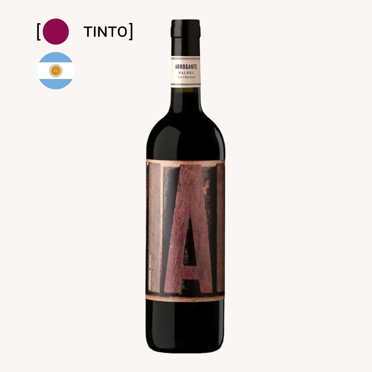 Vinho Arrogante Malbec 750ml