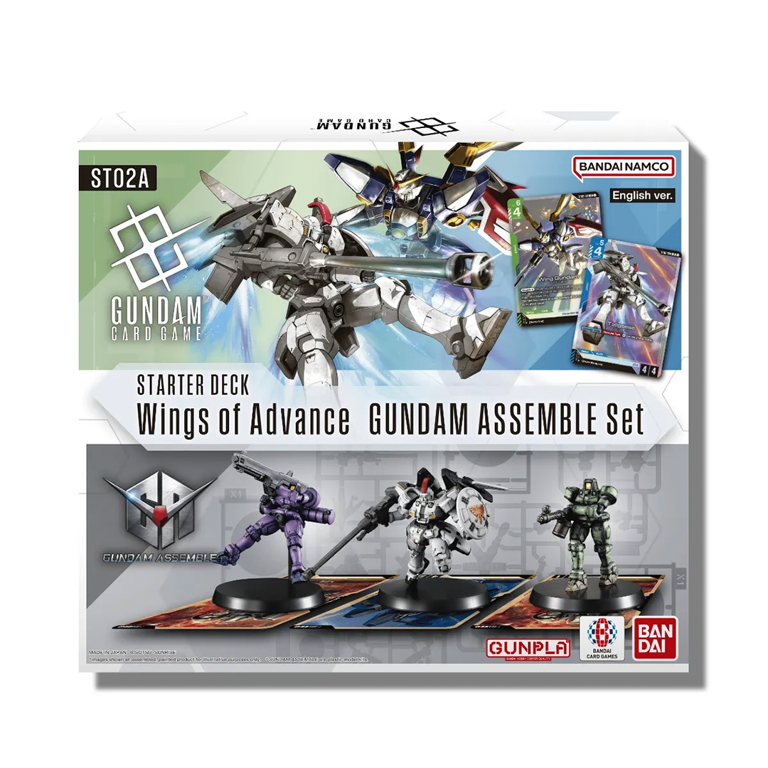 GUNDAM CARD GAME STARTER DECK ASSEMBLE - ST02A - WINGS OF ADVANCE