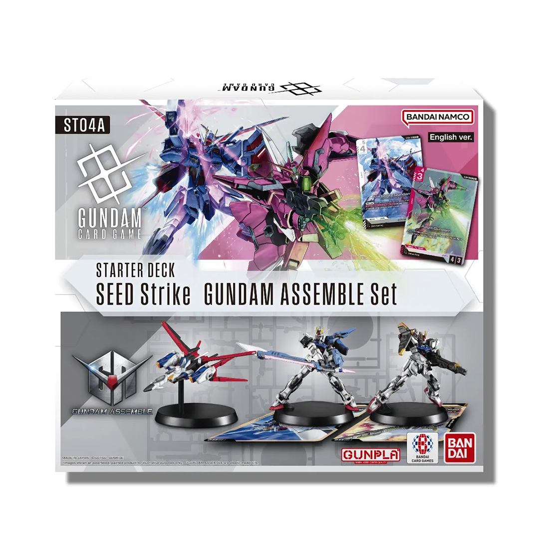 GUNDAM CARD GAME STARTER DECK ASSEMBLE - ST04A - SEED STRIKE