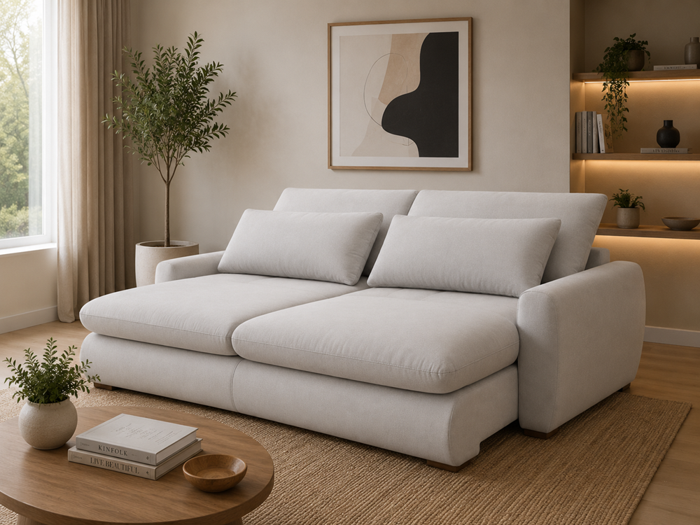 SOFA CURVE 2.50 NOBLY VELUDO