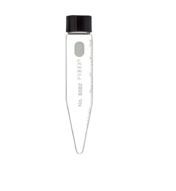 TUBO PARA CENTRIFUGA DE VIDRO FUNDO CONICO GRADUADO PYREX