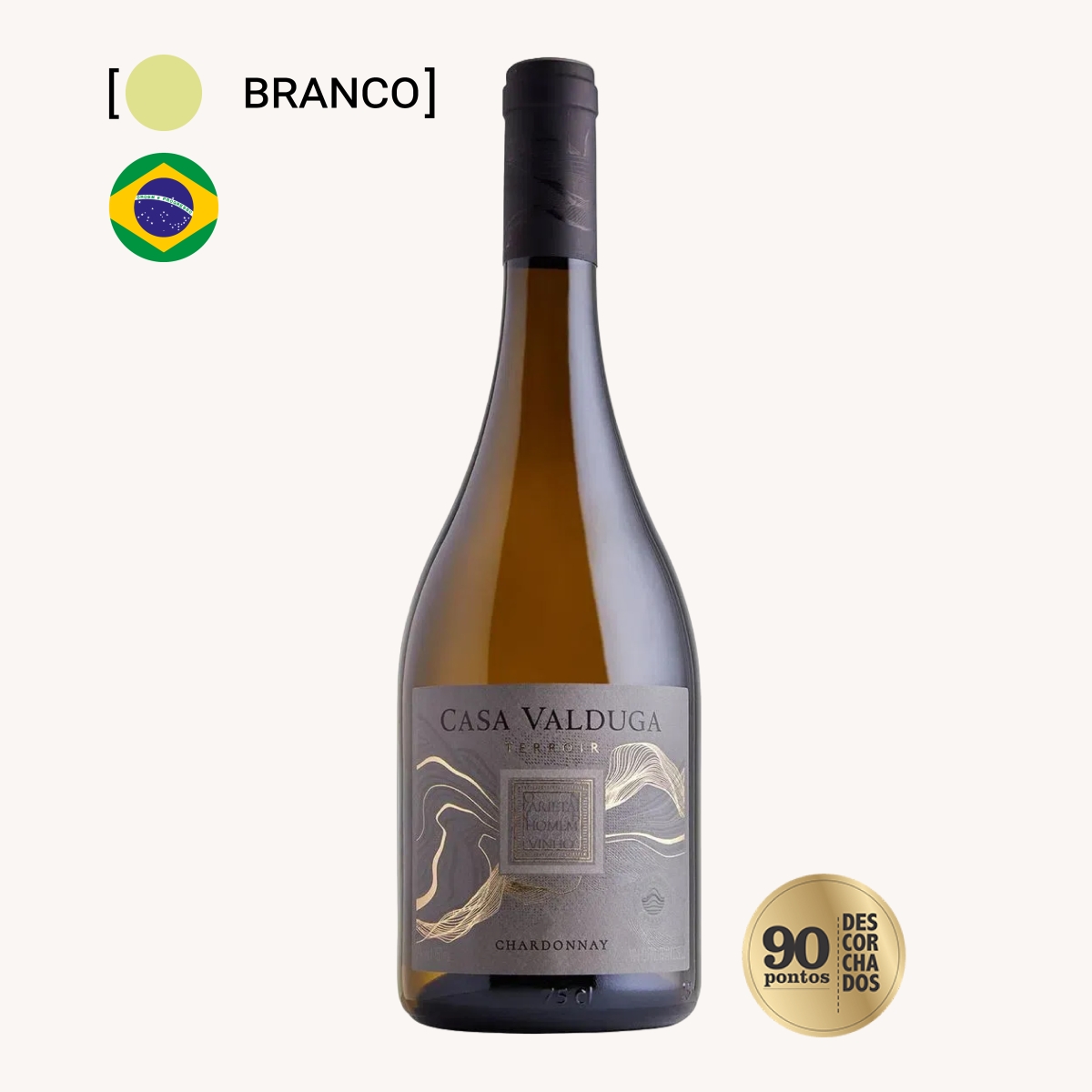 Vinho Casa Valduga Terroir Chardonnay 750ml