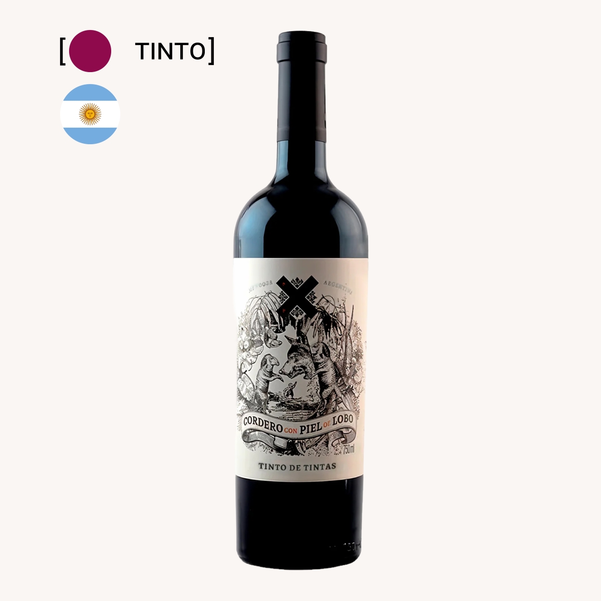 Vinho Cordero Con Piel De Lobo Blend De Tintas 750ml