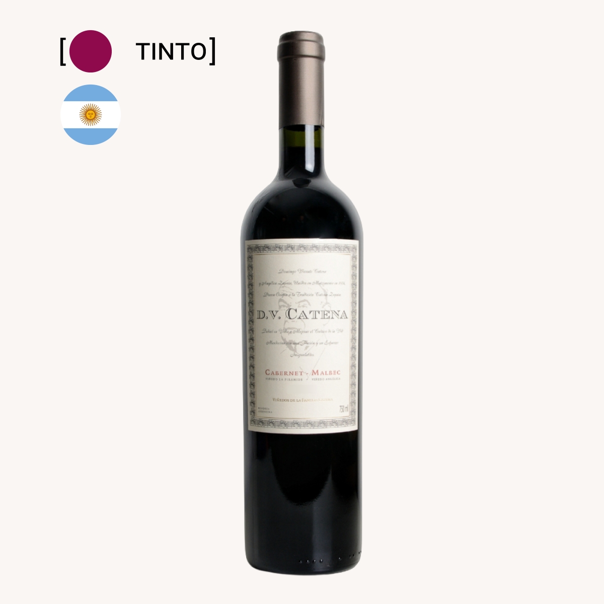 Vinho D.V. Catena Cabernet Sauvignon - Malbec 750ml