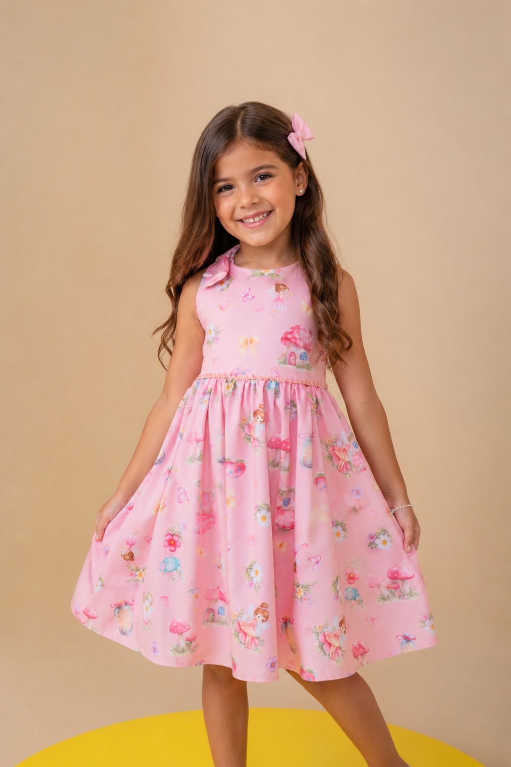 Vestido Jardim dos Cogumelos