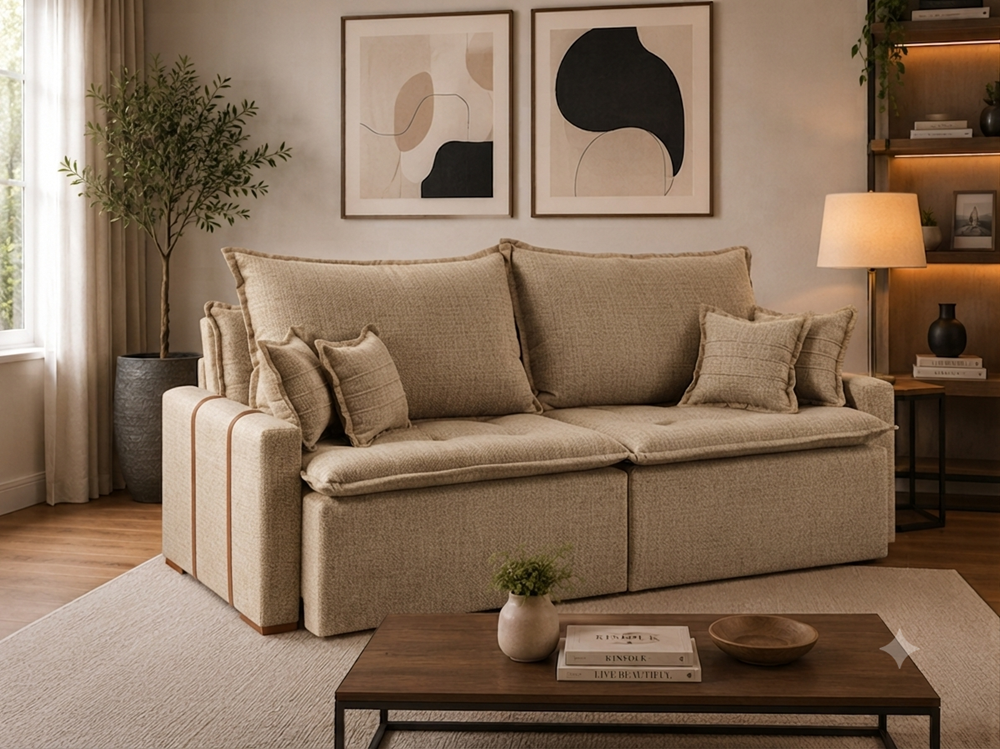 SOFA ORFEU 1.80 NOBLY LINHO