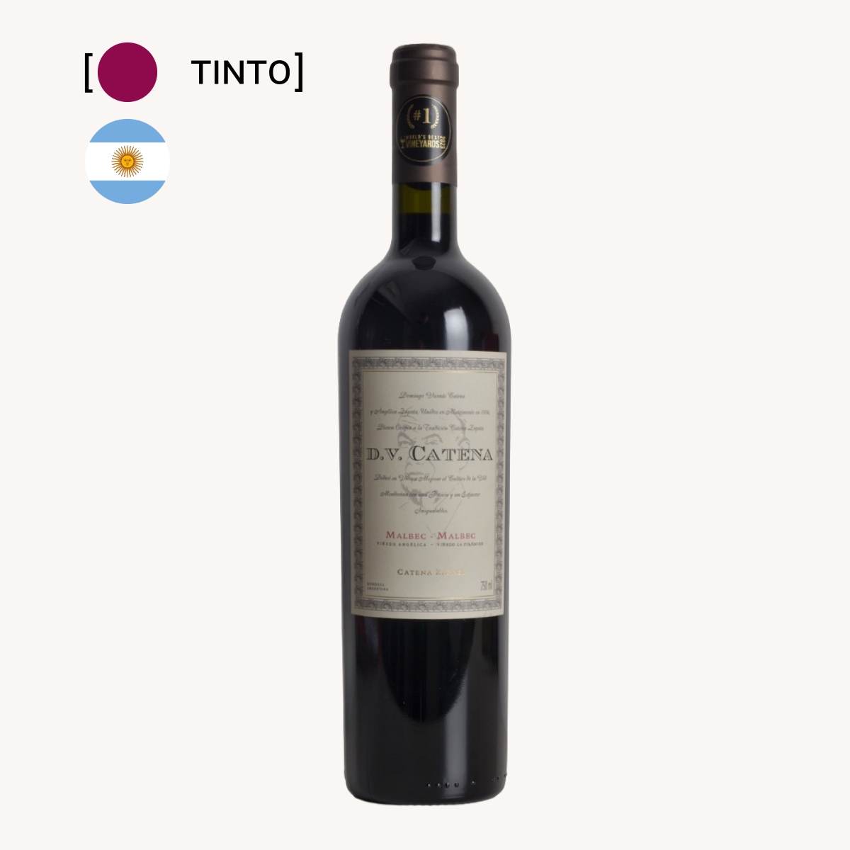 Vinho D.V. Catena Malbec Malbec 750ml
