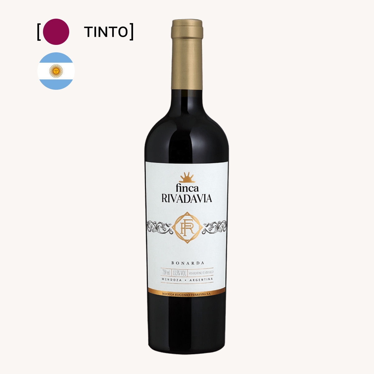 Vinho Finca Rivadavia Bonarda 750ml
