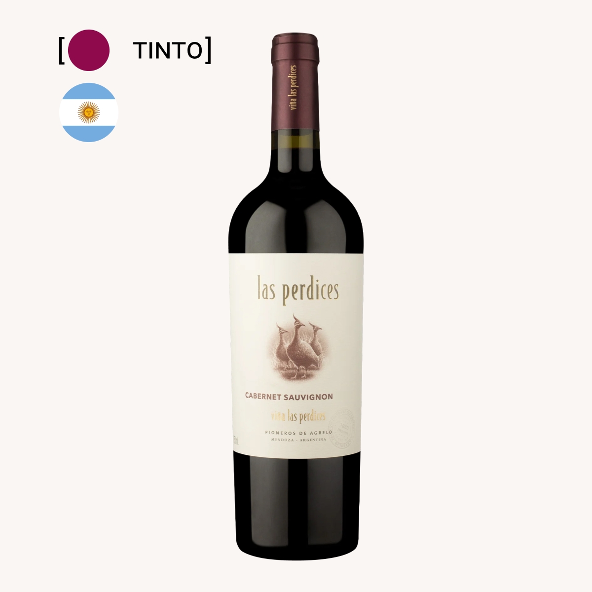 Vinho Las Perdices Cabernet Sauvignon 750ml