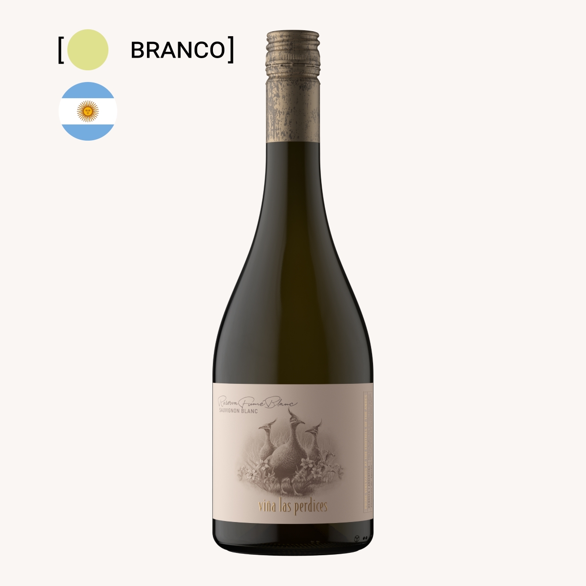 Vinho Las Perdices Sauvignon Blanc 750ml